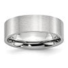 Chisel Cobalt Flat Satin 7mm Band