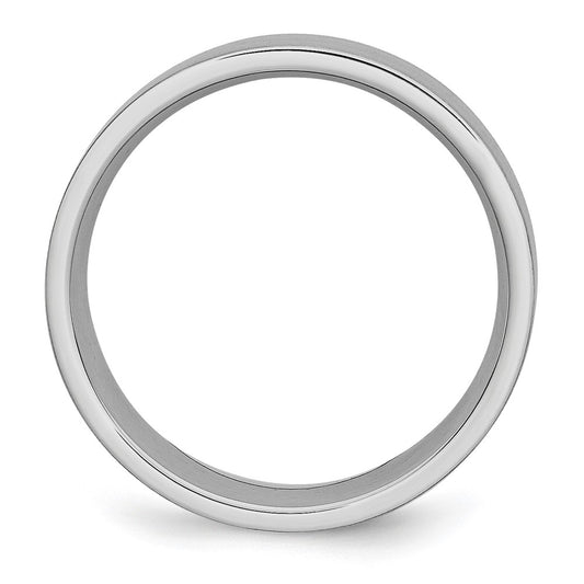 Chisel Cobalt Flat Satin 8mm Band