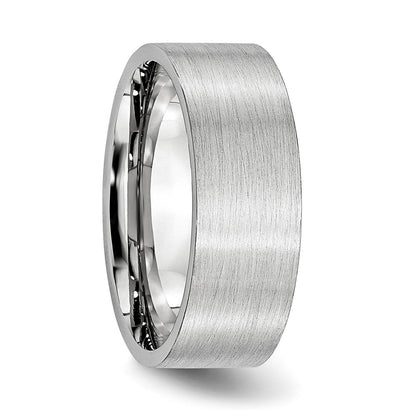 Chisel Cobalt Flat Satin 8mm Band
