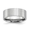 Chisel Cobalt Flat Satin 8mm Band