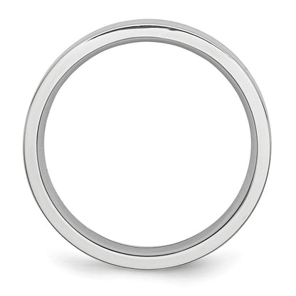 Chisel Cobalt Flat Polished 5mm Band