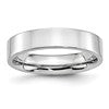 Chisel Cobalt Flat Polished 5mm Band