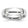 Chisel Cobalt Polished 5mm Half Round Band