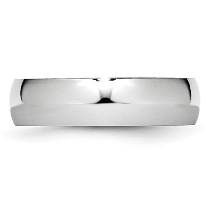 Chisel Cobalt Polished 6mm Half Round Band