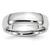 Chisel Cobalt Polished 6mm Half Round Band