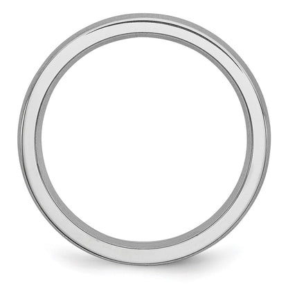 Chisel Cobalt Satin 4mm Half Round Band