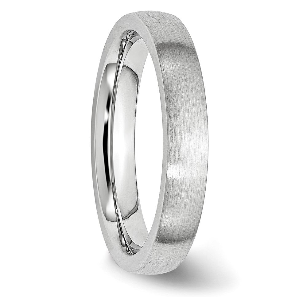Chisel Cobalt Satin 4mm Half Round Band