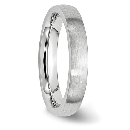 Chisel Cobalt Satin 4mm Half Round Band