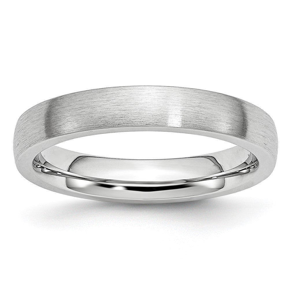 Chisel Cobalt Satin 4mm Half Round Band