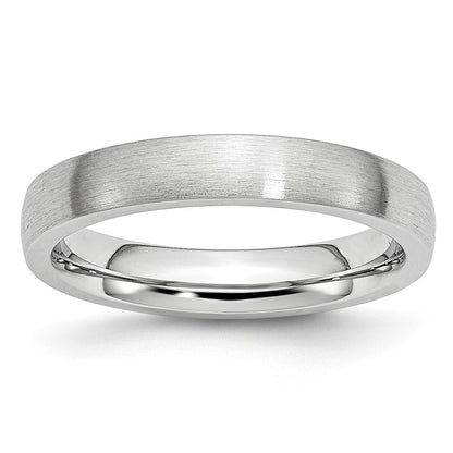 Chisel Cobalt Satin 4mm Half Round Band