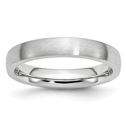 Chisel Cobalt Satin 4mm Half Round Band