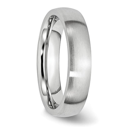 Chisel Cobalt Satin 5mm Half Round Band