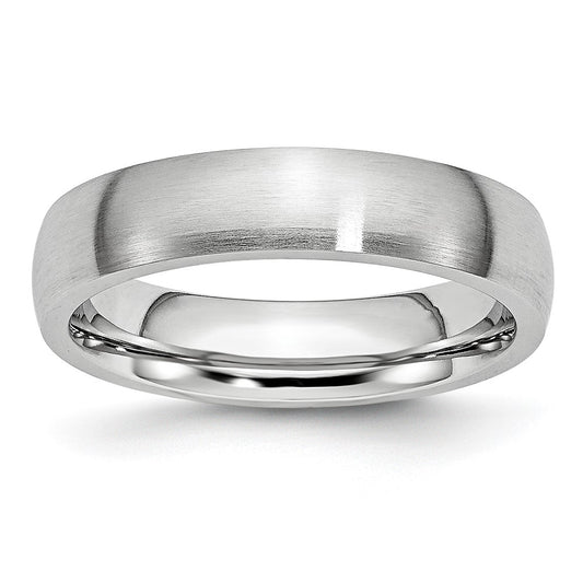 Chisel Cobalt Satin 5mm Half Round Band