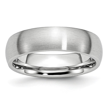 Chisel Cobalt Satin 6mm Half Round Band