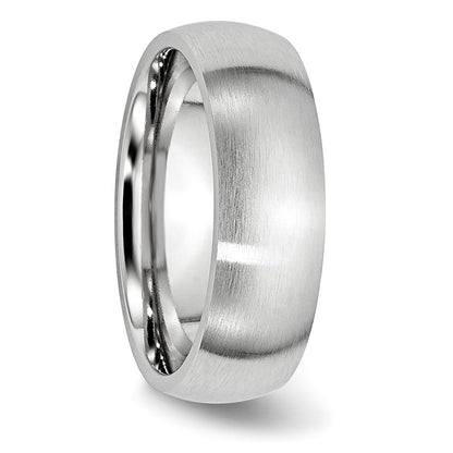 Chisel Cobalt Satin 7mm Half Round Band