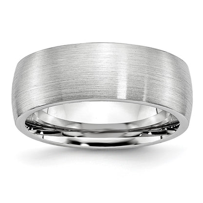 Chisel Cobalt Satin 8mm Half Round Band