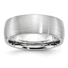 Chisel Cobalt Satin 8mm Half Round Band