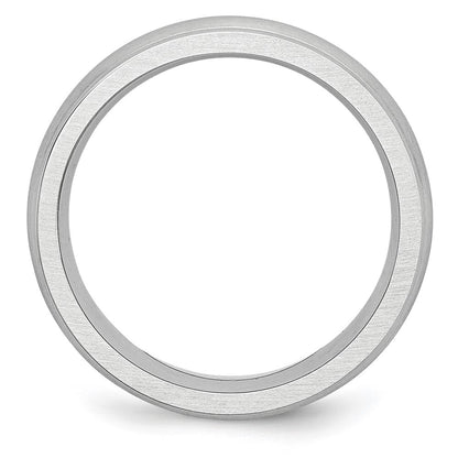 Chisel Cobalt Satin 7mm Rounded Edge Band