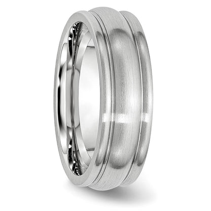 Chisel Cobalt Satin 7mm Rounded Edge Band