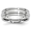 Chisel Cobalt Satin 7mm Rounded Edge Band