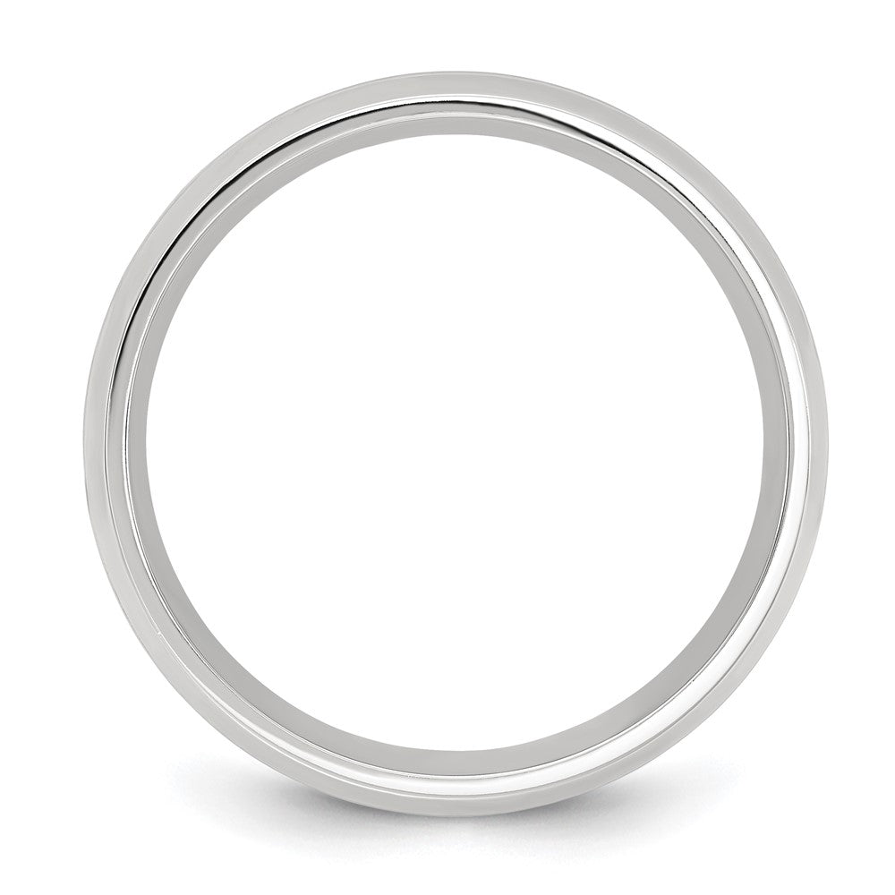 Chisel Cobalt Polished Grooved 8mm Band