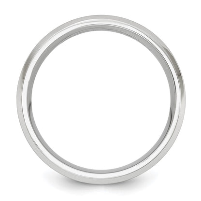 Chisel Cobalt Brushed and Polished with Yellow IP-plated Center Beveled Edge 8mm Band