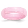 Chisel Ceramic Pink 6mm Polished Band