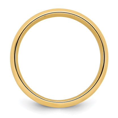 10k Yellow Gold 5mm Standard Weight Comfort Fit Wedding Band Size 8.5