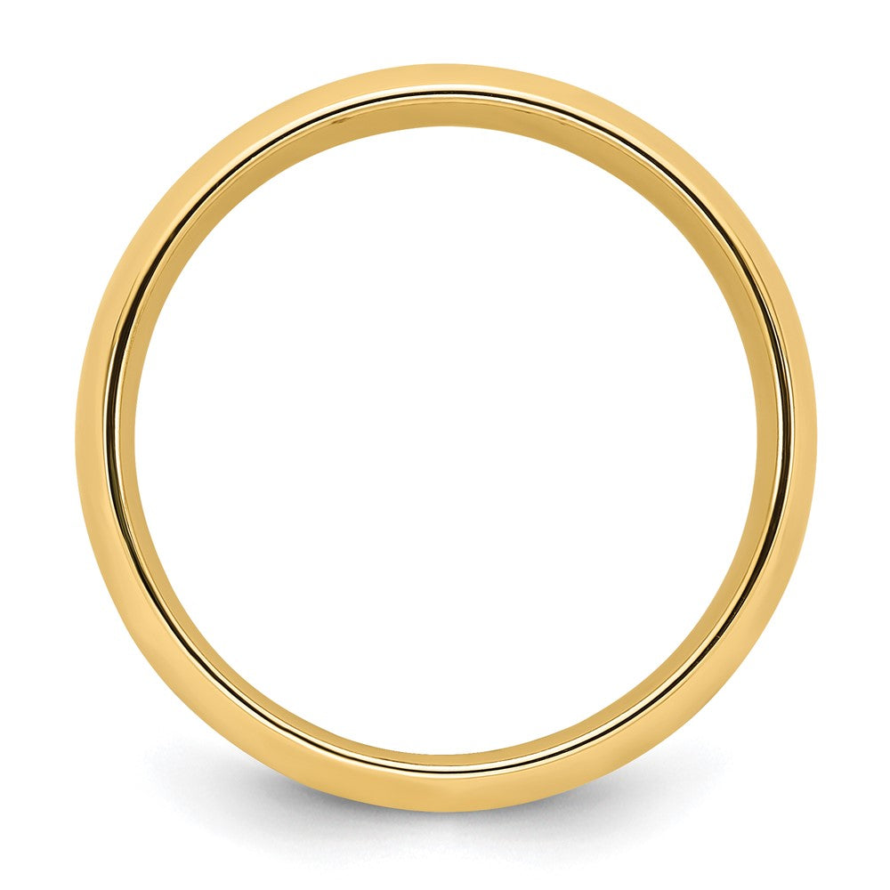 10k Yellow Gold 5mm Standard Weight Comfort Fit Wedding Band Size 11