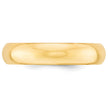 10k Yellow Gold 5mm Standard Weight Comfort Fit Wedding Band Size 5