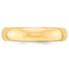 10k Yellow Gold 5mm Standard Weight Comfort Fit Wedding Band Size 5