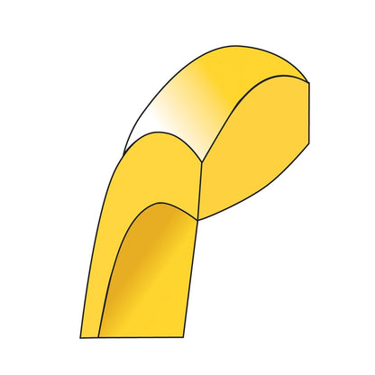 14k Yellow Gold 5mm Lightweight Comfort Fit Wedding Band Size 7.5