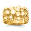 IB Goodman 10k Mens Nugget Ring