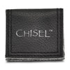 Chisel Titanium Polished with CZ 4mm Grooved Band