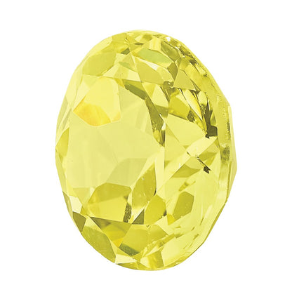 3mm Round Lab Created Yellow Sapphire