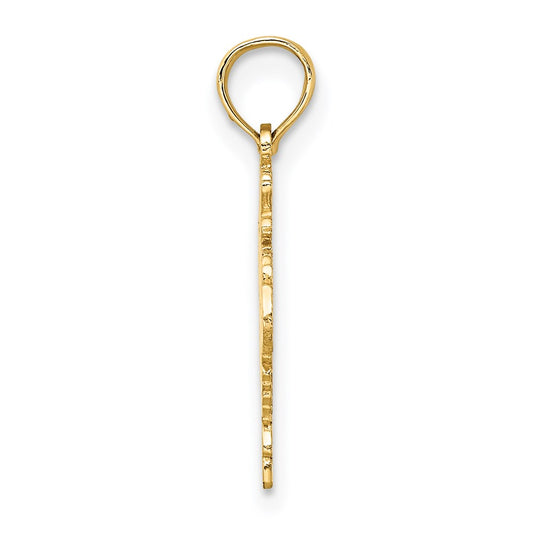 14K 100% SCORPIO Zodiac Charm