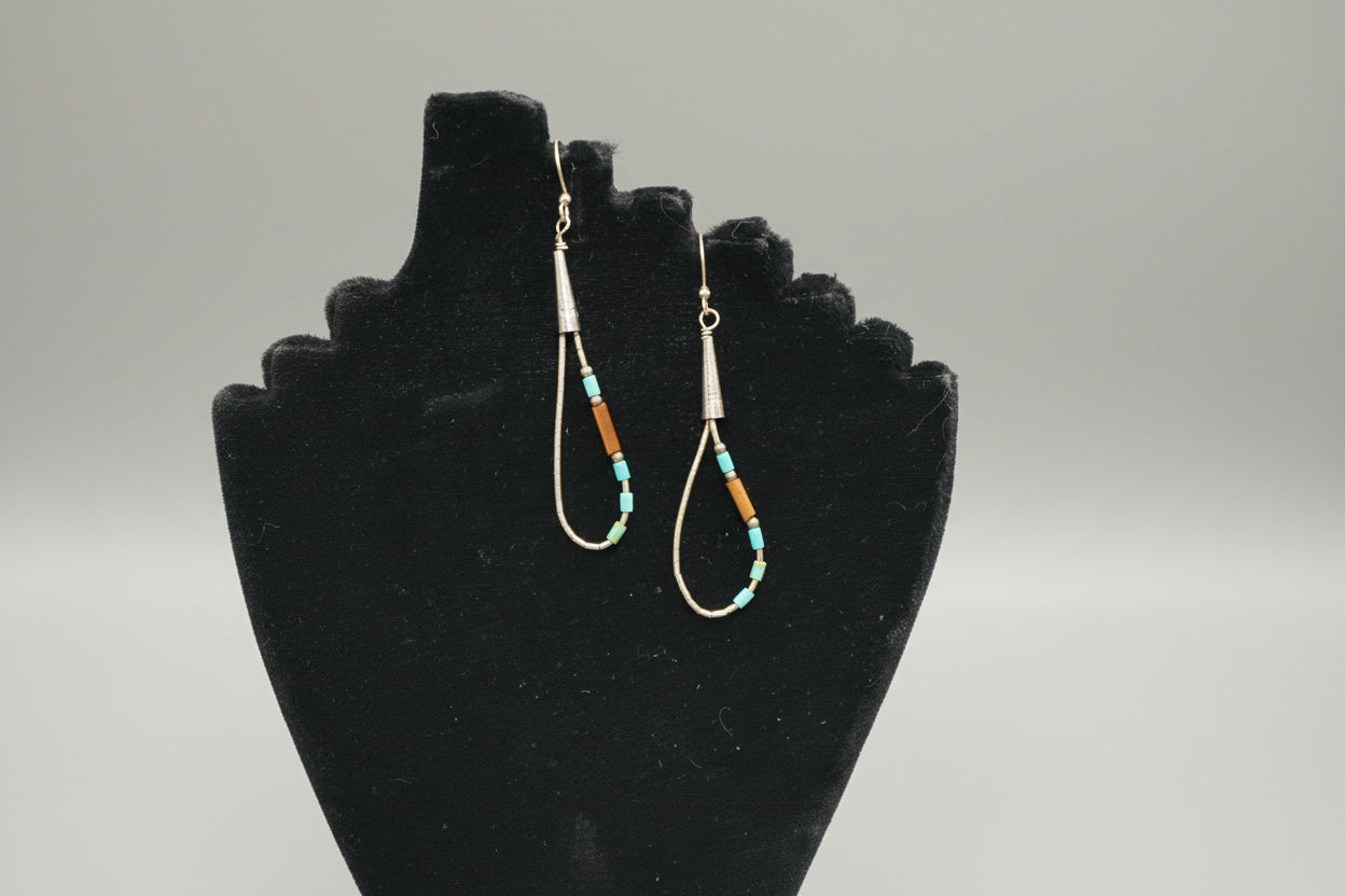 Sterling silver loops