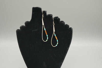 Sterling silver loops