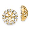14k 1 carat Lab Grown Diamond VS/SI+ G+ for 6.5 mm Complete Earring Jackets