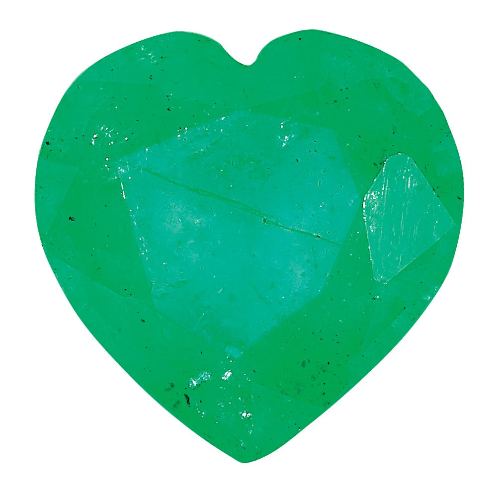 5mm Heart Emerald C Quality