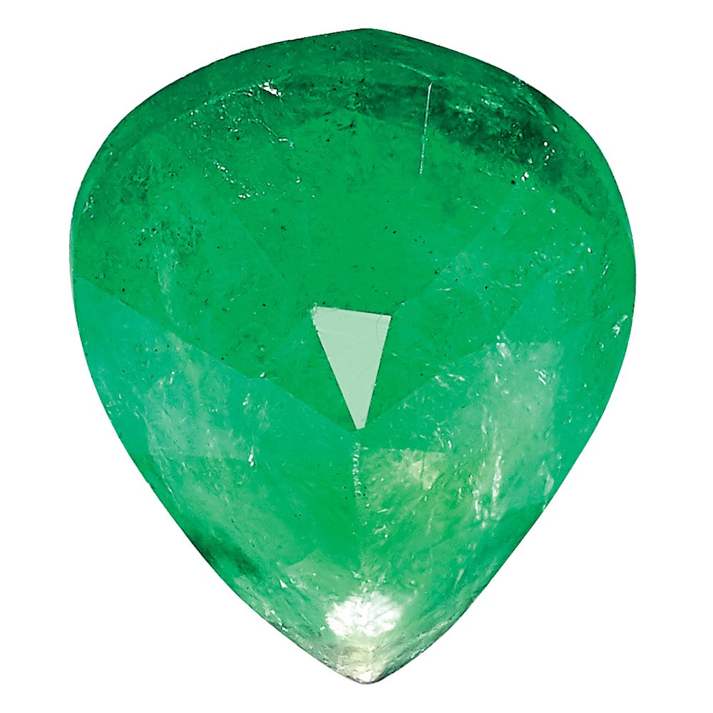 6x4mm Pear Emerald AA Quality