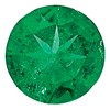 3mnm Round Diamond-cut Emerald AAA Quality