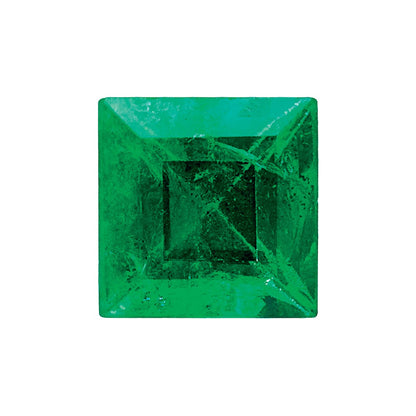 3mm Square Step-cut Emerald AA Quality