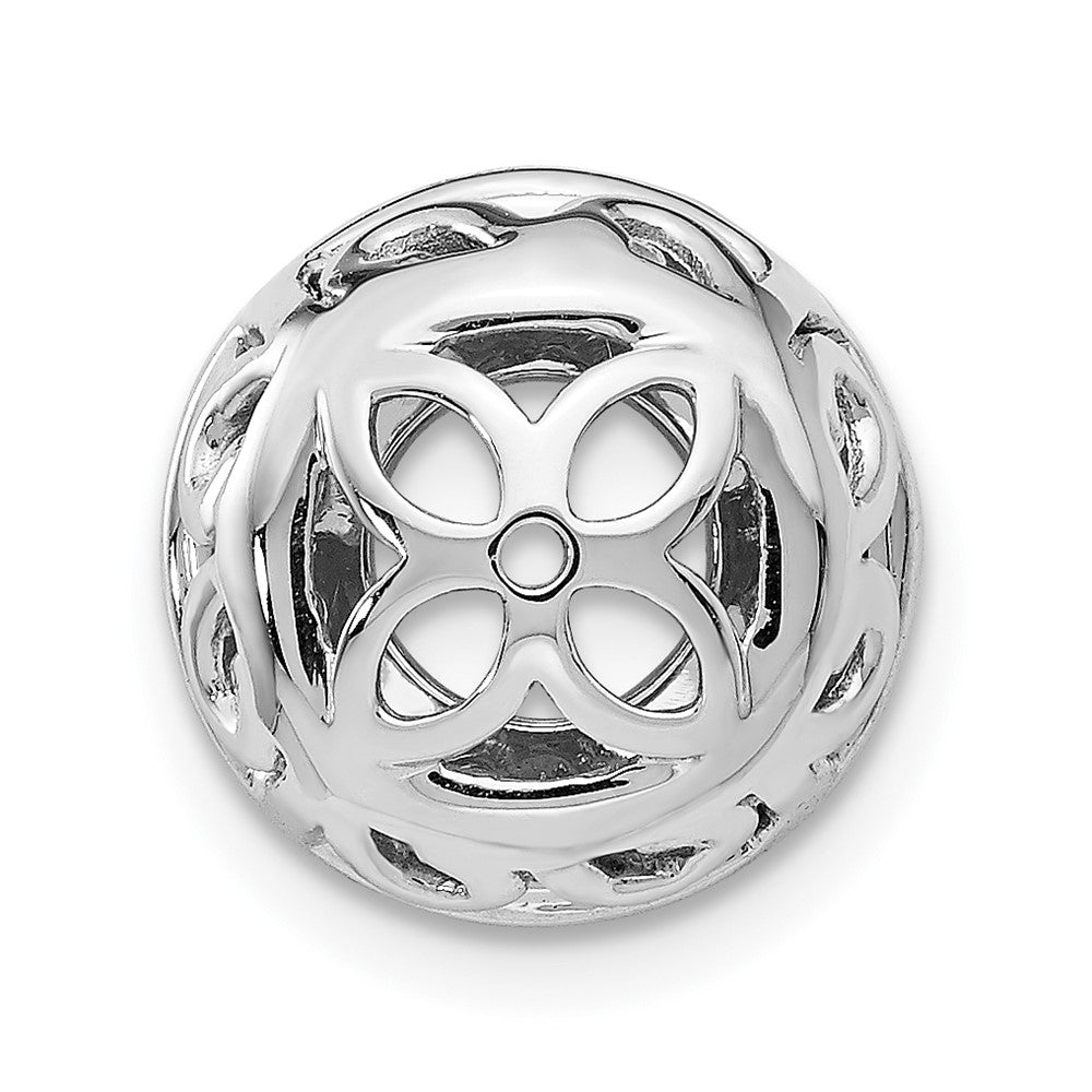 True Origin 14K White Gold 1 carat Lab Grown Diamond VS+ F+ for 5-5.5mm Studs Complete Earring Jackets