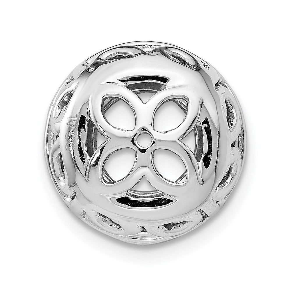 True Origin 14K White Gold 1 1/4 carat Lab Grown Diamond VS+ F+ for 6-6.5mm Studs Complete Earring Jackets