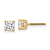 14k 3/4 carat Lab Grown Diamond VS+ F+ Round Complete Four Prong Screwback Heavyweight Stud Earrings