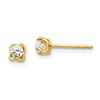 14k 1/5 carat Lab Grown Diamond VS/SI+ G+ Stud Post Earrings
