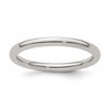 Edward Mirell Titanium Half Round 2mm Polished Band Size 6