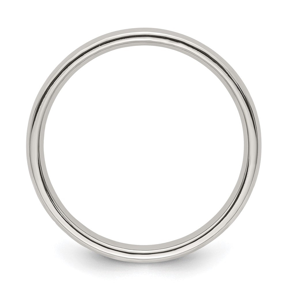 Edward Mirell Titanium Half Round 3mm Polished Band Size 11