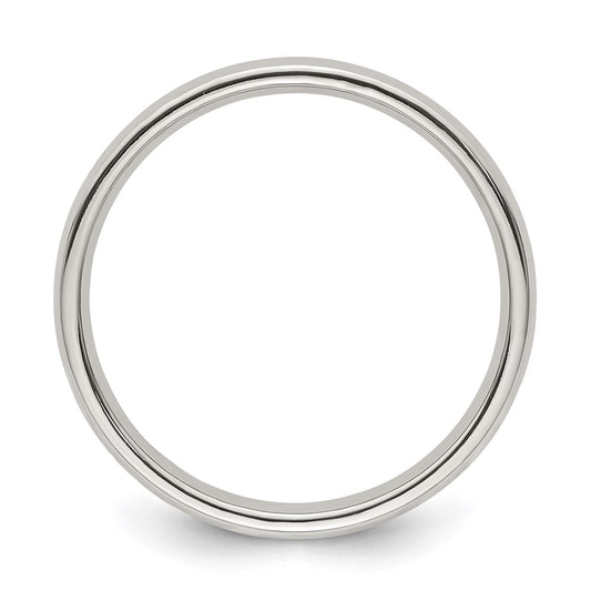 Edward Mirell Titanium Half Round 3mm Polished Band Size 9